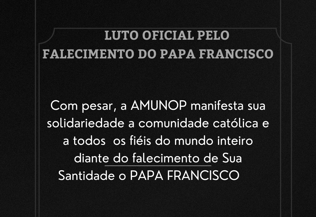 Luto Oficial Pelo Falecimento do Papa Francisco